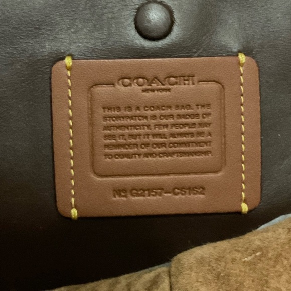 Coach Rogue Tote Signature Shearling Style C6162 - Picture 9 of 15